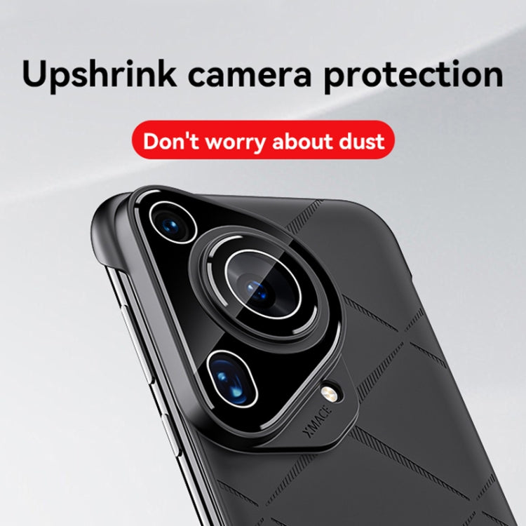For Huawei Pura 70 Ultra Borderless Upshrink Camera Protection Phone Case(Black) - Huawei Cases by PMC Jewellery | Online Shopping South Africa | PMC Jewellery | Buy Now Pay Later Mobicred