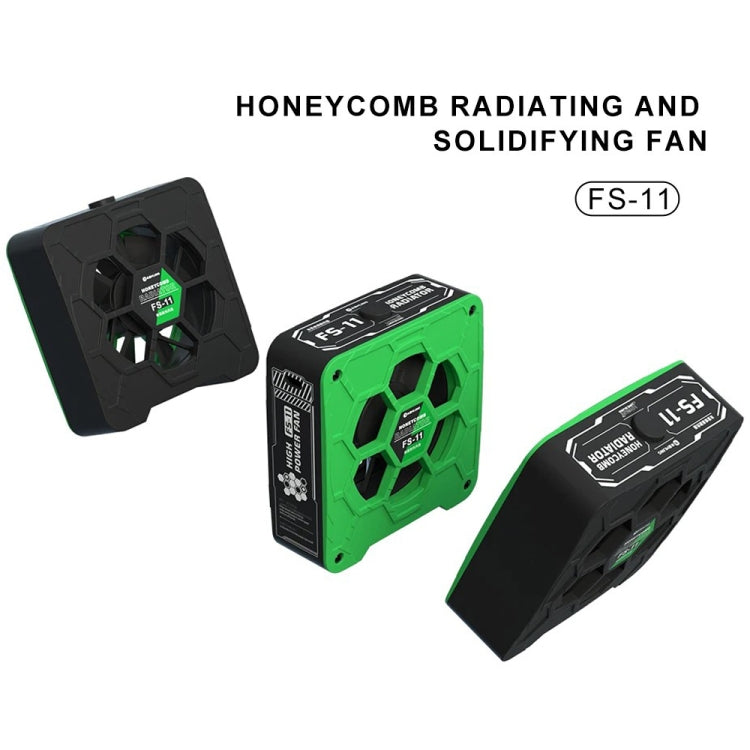 Mijing FS-11 Cooling + UV Curing + Smoke Extraction Honeycomb Radiating Fan(Black) - Others by MIJING | Online Shopping South Africa | PMC TechLife | Buy Now Pay Later Mobicred
