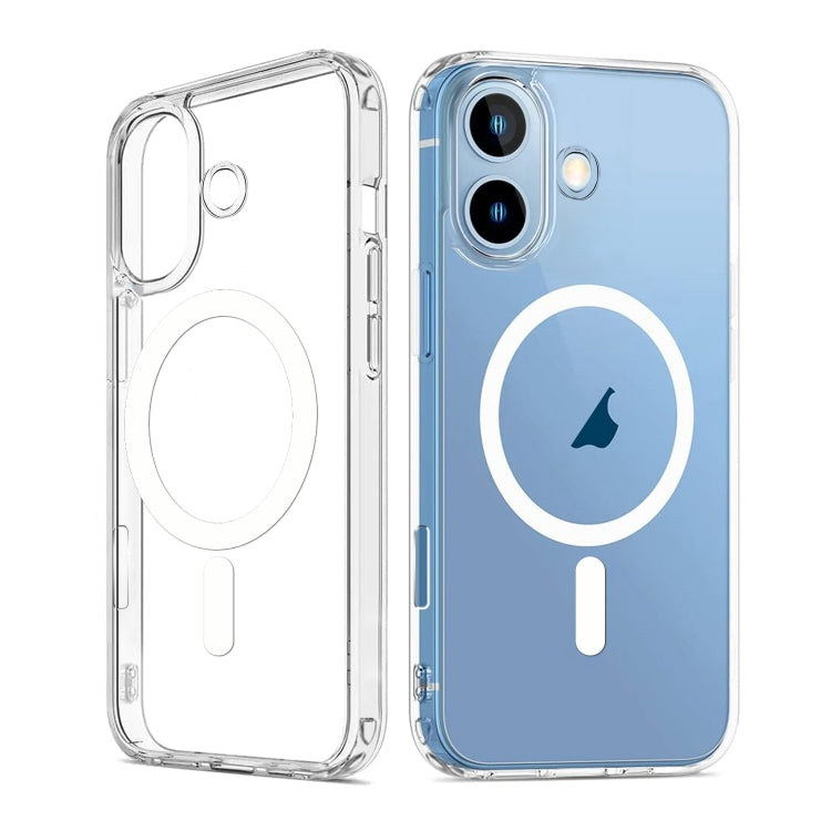 For iPhone 16 ViLi MAG-C Series MagSafe Magnetic PC + TPU Phone Case(Transparent) - iPhone 16 Cases by ViLi | Online Shopping South Africa | PMC TechLife | Buy Now Pay Later Mobicred