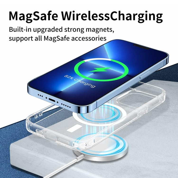 For iPhone 16 ViLi MAG-C Series MagSafe Magnetic PC + TPU Phone Case(Transparent) - iPhone 16 Cases by ViLi | Online Shopping South Africa | PMC TechLife | Buy Now Pay Later Mobicred