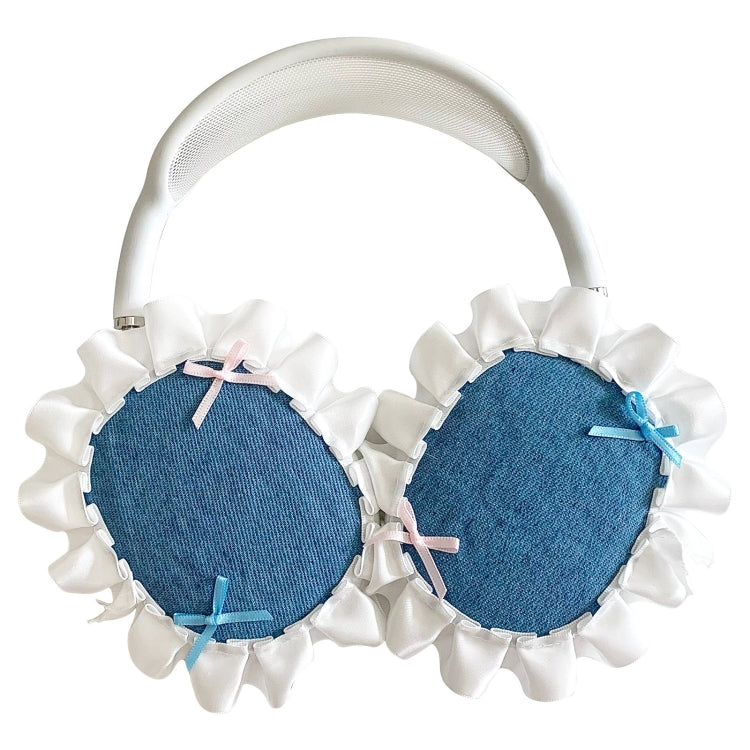 For Apple AirPods Max Headphones Lace Protective Case(Blue) - For AirPods Max by PMC Jewellery | Online Shopping South Africa | PMC Jewellery | Buy Now Pay Later Mobicred