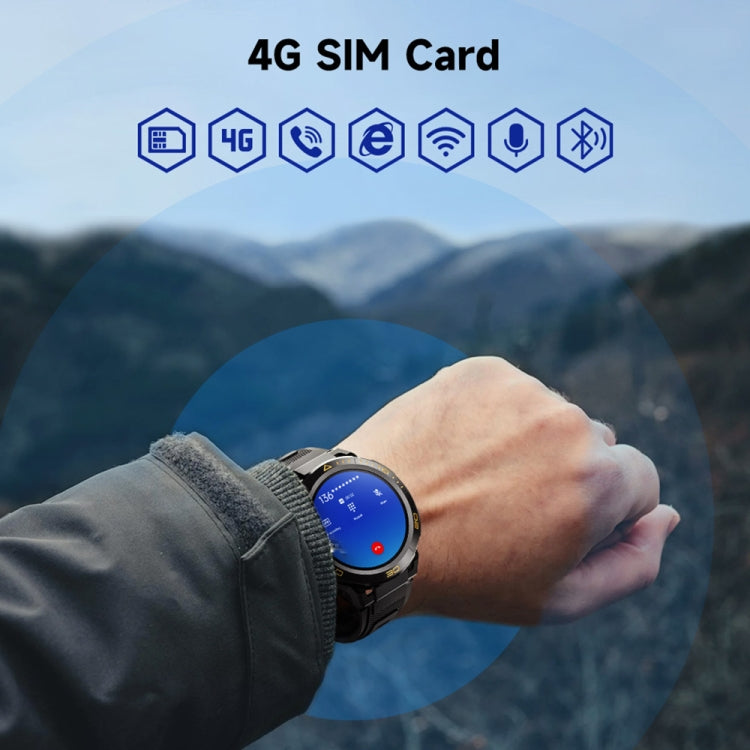 LEMFO Z1 1.43 inch AMOLED Screen Smart Watch, 4G Network Android 8.1 2GB+16GB, Eurasian Version(Black) - free shipping - PMC TechLife - Order now!