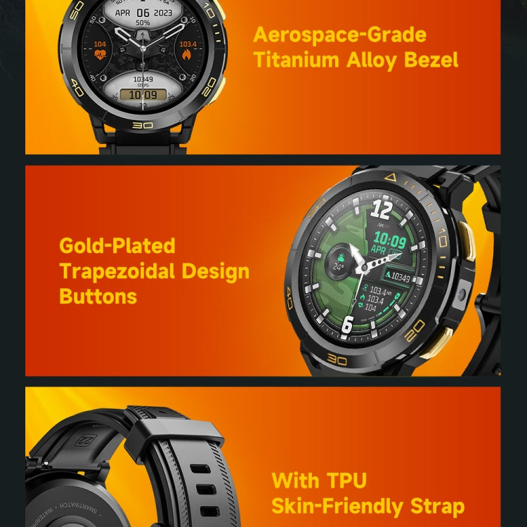 LEMFO Z1 1.43 inch AMOLED Screen Smart Watch, 4G Network Android 8.1 2GB+16GB, Eurasian Version(Black) - free shipping - PMC TechLife - Order now!