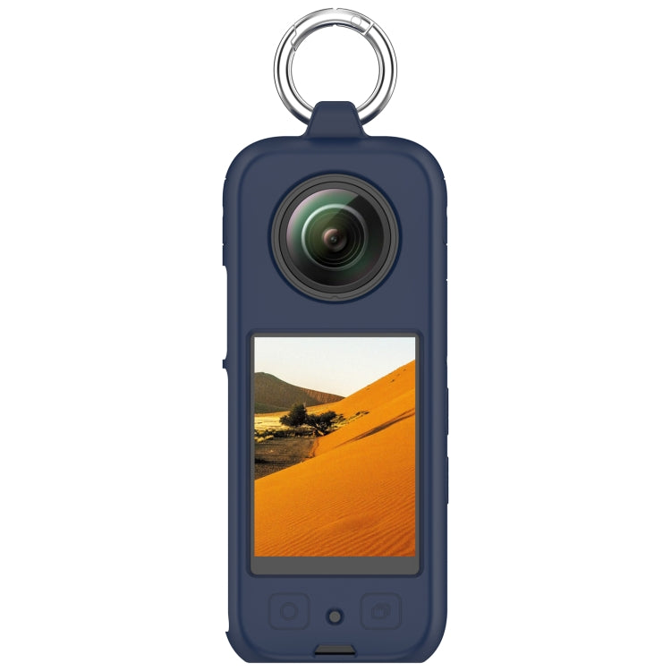 For Insta 360 X4 Portable Silicone Protective Case(Midnight Blue) - Case & Bags by PMC TechLife | Online Shopping South Africa | PMC TechLife | Buy Now Pay Later Mobicred