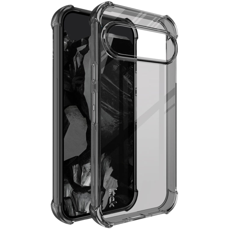 For Google Pixel 9 / Pixel 9 Pro imak Shockproof Airbag TPU Phone Case(Transparent Black) - Google Cases by imak | Online Shopping South Africa | PMC TechLife | Buy Now Pay Later Mobicred