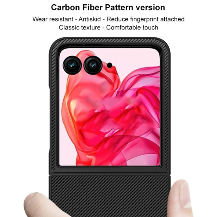 For Motorola Razr 50 Ultra / Razr+ 2024 imak Ruiyi Series Carbon Fiber PU + PC Phone Case - free shipping - PMC Jewellery - Order now!