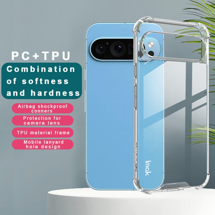 For Google Pixel 9 Pro XL IMAK Space Shield PC + TPU Airbag Shockproof Phone Case(Transparent) - Google Cases by imak | Online Shopping South Africa | PMC TechLife | Buy Now Pay Later Mobicred