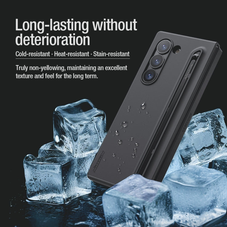 For Samsung Galaxy Z Fold6 5G NILLKIN Flex Pure PC + Liquid Silicone Phone Case with S Pen(Green) - free shipping - PMC Jewellery - Order now!