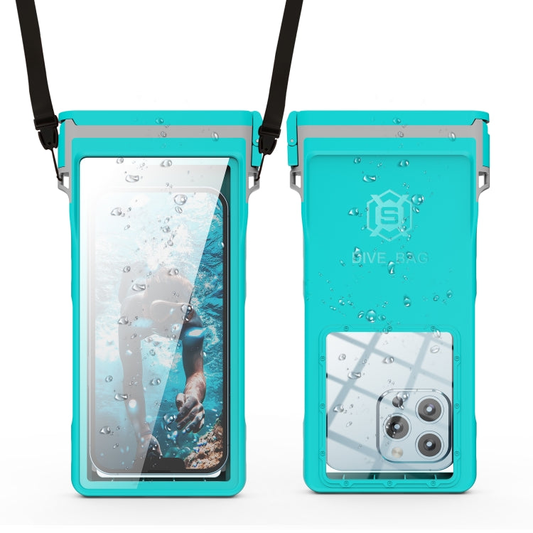 RedPepper 15m Depth Waterproof Phone Diving Pouch with Suction Cup(Grass Blue) - free shipping - PMC Jewellery - Order now!