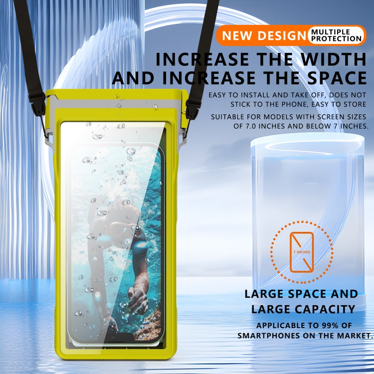 RedPepper 15m Depth Waterproof Phone Diving Pouch with Suction Cup(Yellow) - free shipping - PMC Jewellery - Order now!