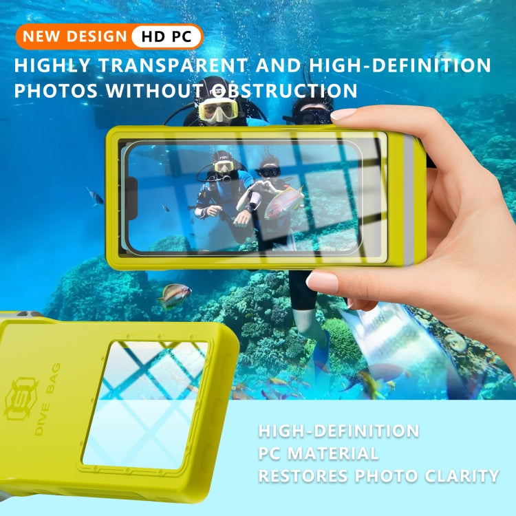 RedPepper 15m Depth Waterproof Phone Diving Pouch with Suction Cup(Yellow) - free shipping - PMC Jewellery - Order now!