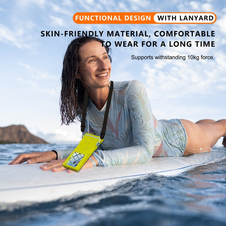 RedPepper 15m Depth Waterproof Phone Diving Pouch with Suction Cup(Yellow) - free shipping - PMC Jewellery - Order now!