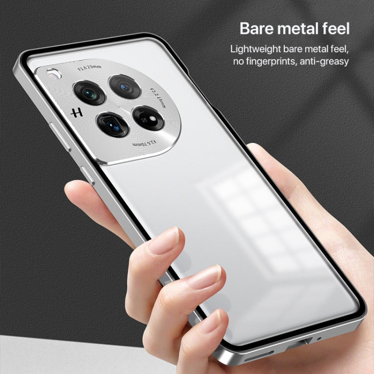 For OnePlus 13 Snap Buckle Single-sided Metal Frame Frosted Phone Case(Dark Green) - OnePlus Cases by PMC TechLife | Online Shopping South Africa | PMC TechLife | Buy Now Pay Later Mobicred