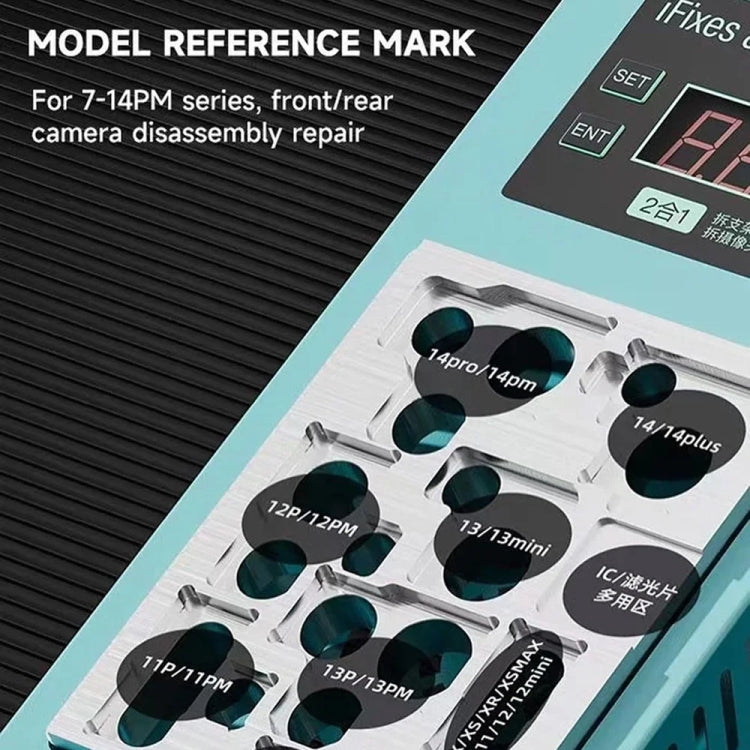 iFixes Bracket & Camera Disassembly Repair Heating Platform for iPhone 7-14 Pro Max, Plug:US Plug - Separation Equipment by PMC TechLife | Online Shopping South Africa | PMC TechLife | Buy Now Pay Later Mobicred