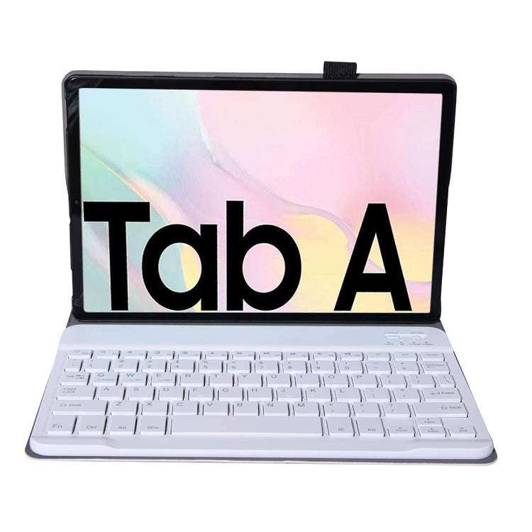 A500 For Samsung Galaxy Tab A7 T500/T505 10.4 inch 2020 Detachable Bluetooth Keyboard Ultrathin Horizontal Flip Leather Tablet Case with Holder & Elastic Band(Rose Gold) - Samsung Keyboard by PMC TechLife | Online Shopping South Africa | PMC TechLife | Buy Now Pay Later Mobicred