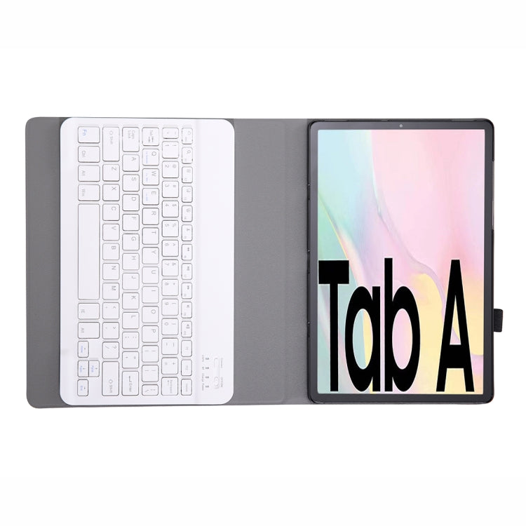 A500 For Samsung Galaxy Tab A7 T500/T505 10.4 inch 2020 Detachable Bluetooth Keyboard Ultrathin Horizontal Flip Leather Tablet Case with Holder & Elastic Band(Gold) - Samsung Keyboard by PMC TechLife | Online Shopping South Africa | PMC TechLife