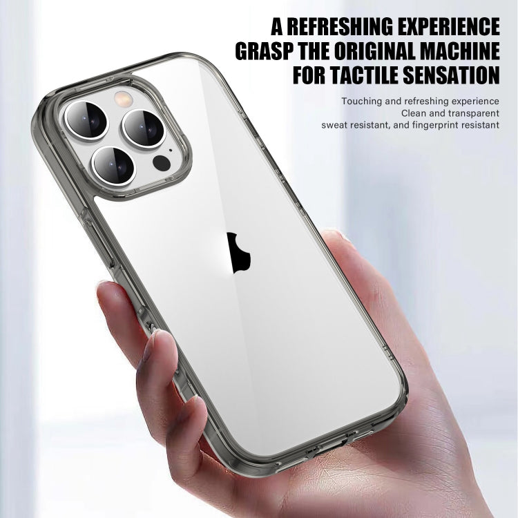 For iPhone 16 Pro Max PC Hybrid TPU Full Coverage Shockproof Phone Case(Transparent) - iPhone 16 Pro Max Cases by PMC TechLife | Online Shopping South Africa | PMC TechLife | Buy Now Pay Later Mobicred