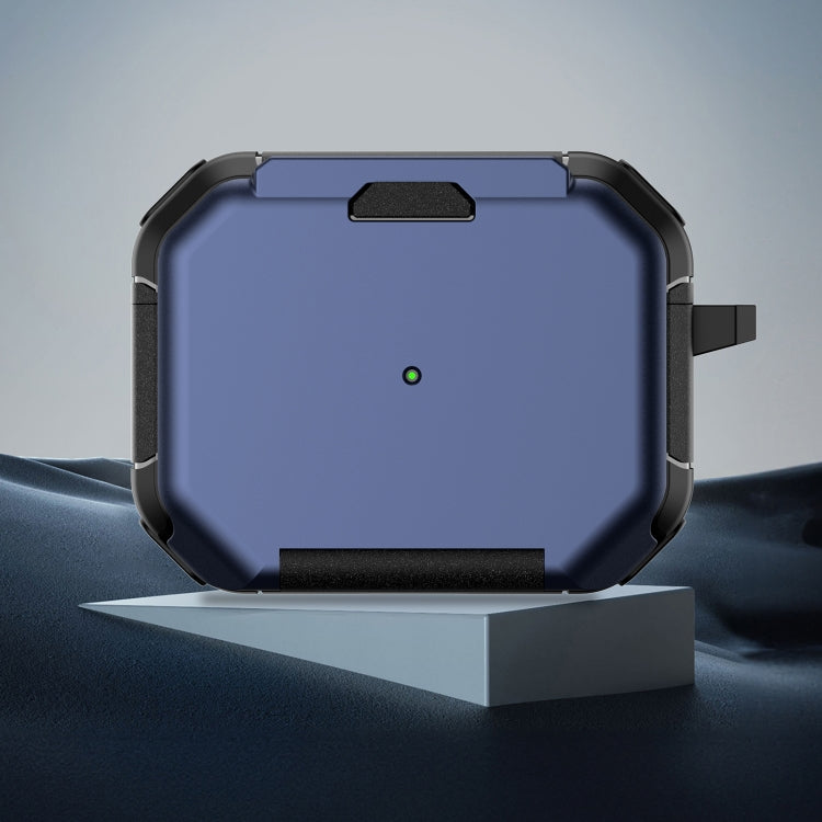 For AirPods Pro 2 Phone Holder Design Earbuds Box Protective Case(Dark Blue) - For AirPods Pro by PMC Jewellery | Online Shopping South Africa | PMC Jewellery | Buy Now Pay Later Mobicred