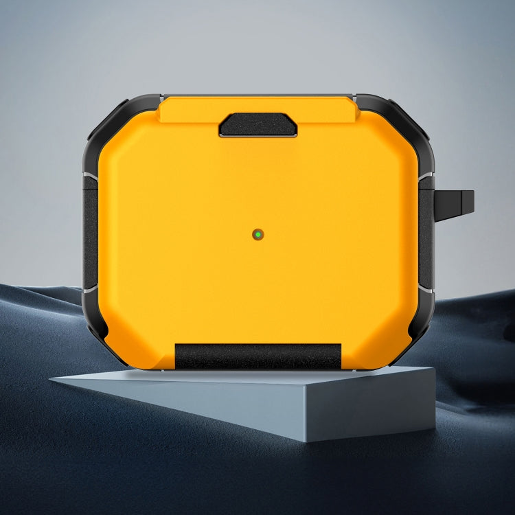 For AirPods Pro 2 Phone Holder Design Earbuds Box Protective Case(Yellow) - For AirPods Pro by PMC Jewellery | Online Shopping South Africa | PMC Jewellery | Buy Now Pay Later Mobicred
