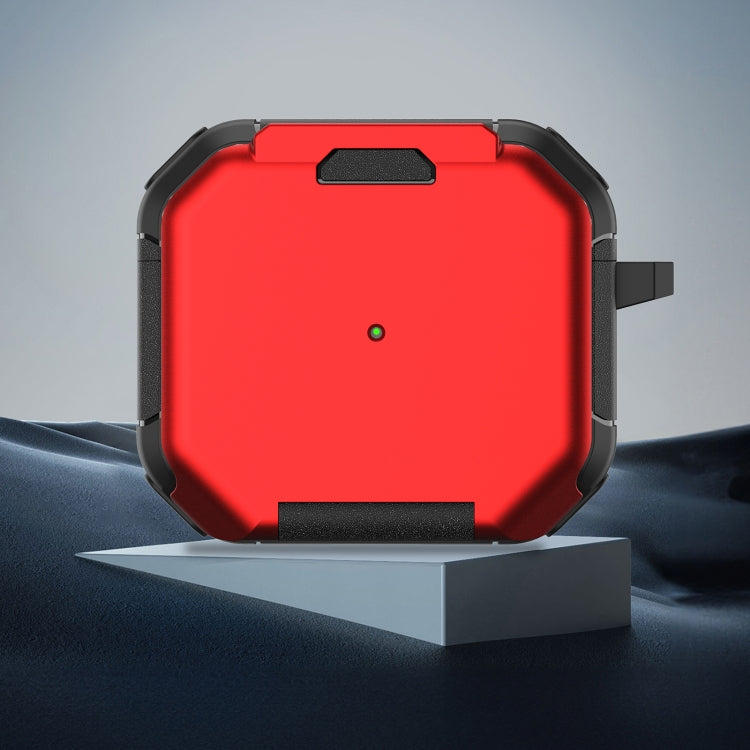 For AirPods 3 Phone Holder Design Earbuds Box Protective Case(Red) - For AirPods 3 by PMC Jewellery | Online Shopping South Africa | PMC Jewellery | Buy Now Pay Later Mobicred