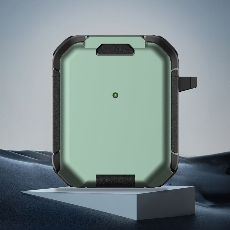 For AirPods 2 / 1 Phone Holder Design Earbuds Box Protective Case(Fruit Green) - For AirPods 1/2 by PMC Jewellery | Online Shopping South Africa | PMC Jewellery | Buy Now Pay Later Mobicred