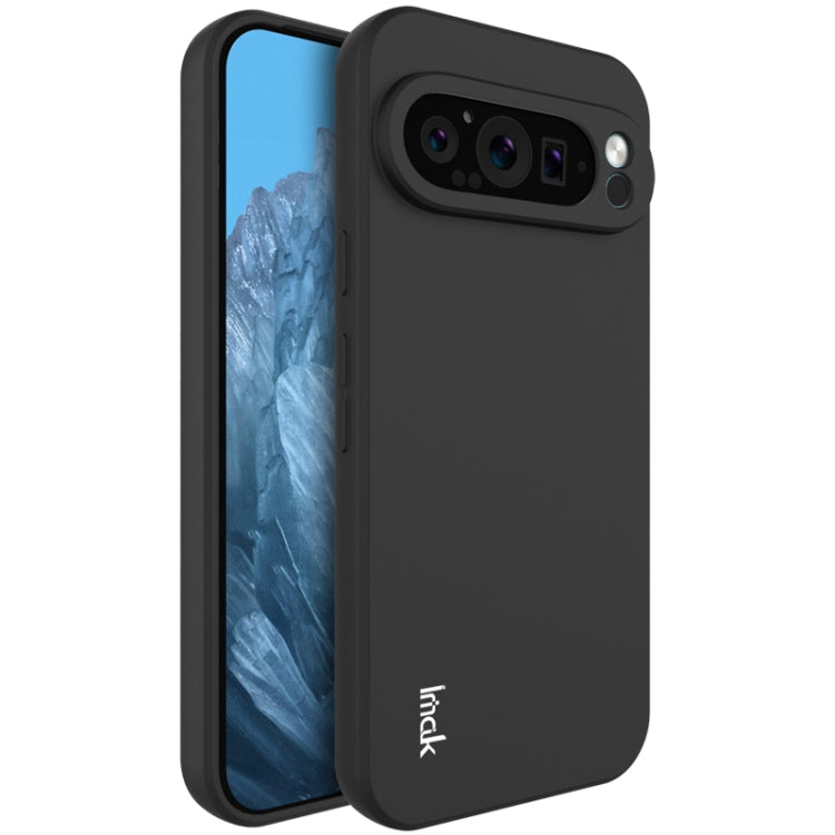 For Google Pixel 9 Pro XL IMAK UC-3 Series Shockproof Frosted TPU Phone Case(Black) - Google Cases by imak | Online Shopping South Africa | PMC TechLife | Buy Now Pay Later Mobicred