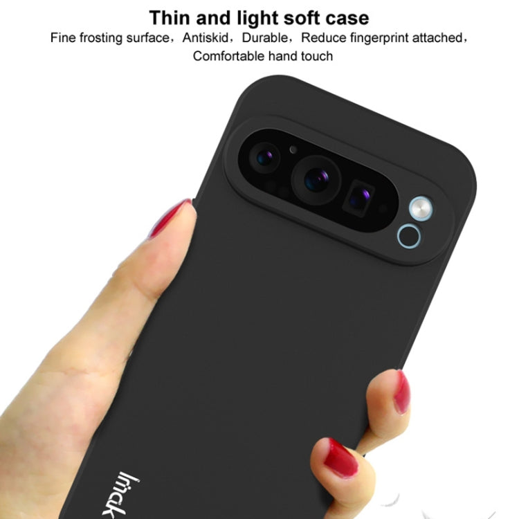 For Google Pixel 9 Pro XL IMAK UC-3 Series Shockproof Frosted TPU Phone Case(Black) - Google Cases by imak | Online Shopping South Africa | PMC TechLife | Buy Now Pay Later Mobicred