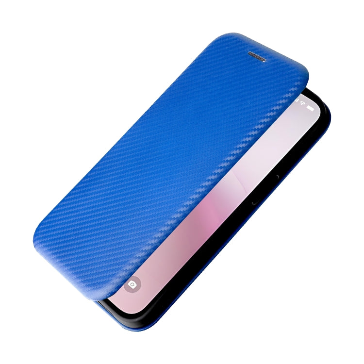 For iPhone SE 2024 Carbon Fiber Texture Flip Leather Phone Case(Blue) - free shipping - PMC TechLife - Order now!