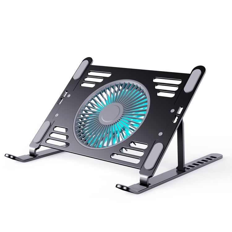 R- JUST HZ44 Aluminum Alloy Laptop Cooling Stand(Black) - free shipping - PMC Jewellery - Order now!
