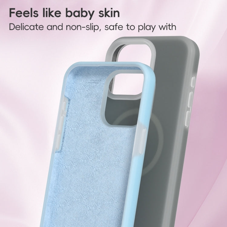 For iPhone 16 Jelly Liquid Silicone MagSafe Magnetic Phone Case(Mint Mambo) - iPhone 16 Cases by PMC TechLife | Online Shopping South Africa | PMC TechLife | Buy Now Pay Later Mobicred