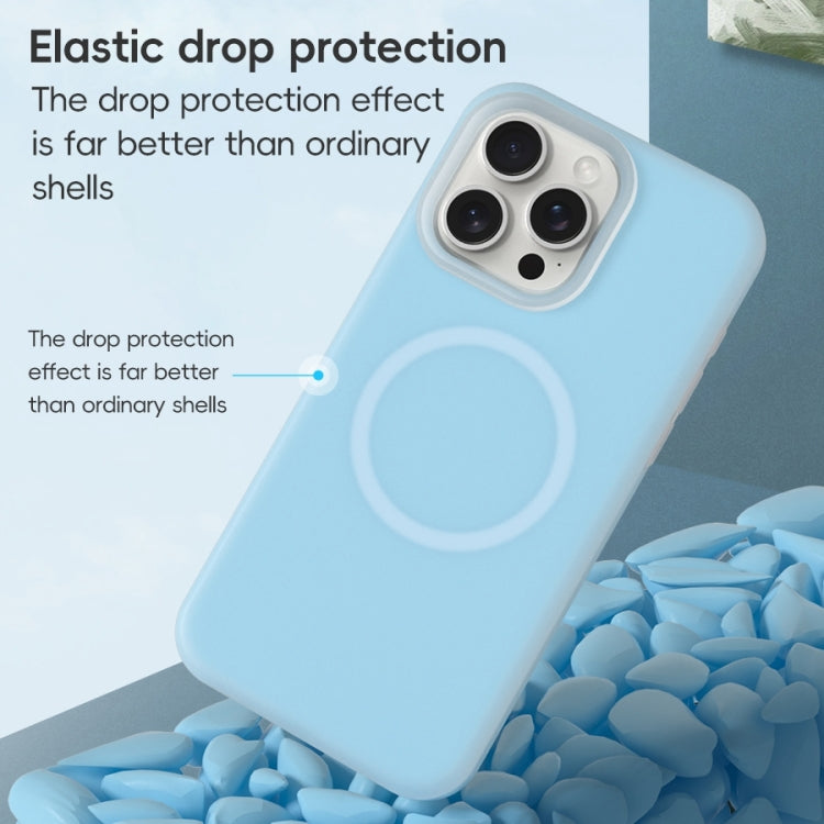 For iPhone 16 Pro Jelly Liquid Silicone MagSafe Magnetic Phone Case(Green) - iPhone 16 Pro Cases by PMC TechLife | Online Shopping South Africa | PMC TechLife | Buy Now Pay Later Mobicred