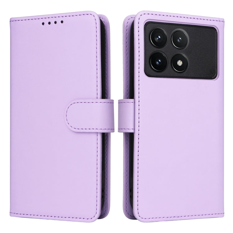 For Redmi K70 / K70 Pro BETOPNICE BN-005 2 in 1 Detachable Imitate Genuine Leather Phone Case(Light Purple) - Xiaomi Cases by BETOPNICE | Online Shopping South Africa | PMC Jewellery | Buy Now Pay Later Mobicred