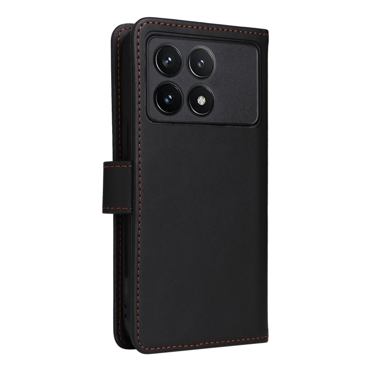 For Redmi K70 / K70 Pro BETOPNICE BN-005 2 in 1 Detachable Imitate Genuine Leather Phone Case(Black) - Xiaomi Cases by BETOPNICE | Online Shopping South Africa | PMC Jewellery | Buy Now Pay Later Mobicred
