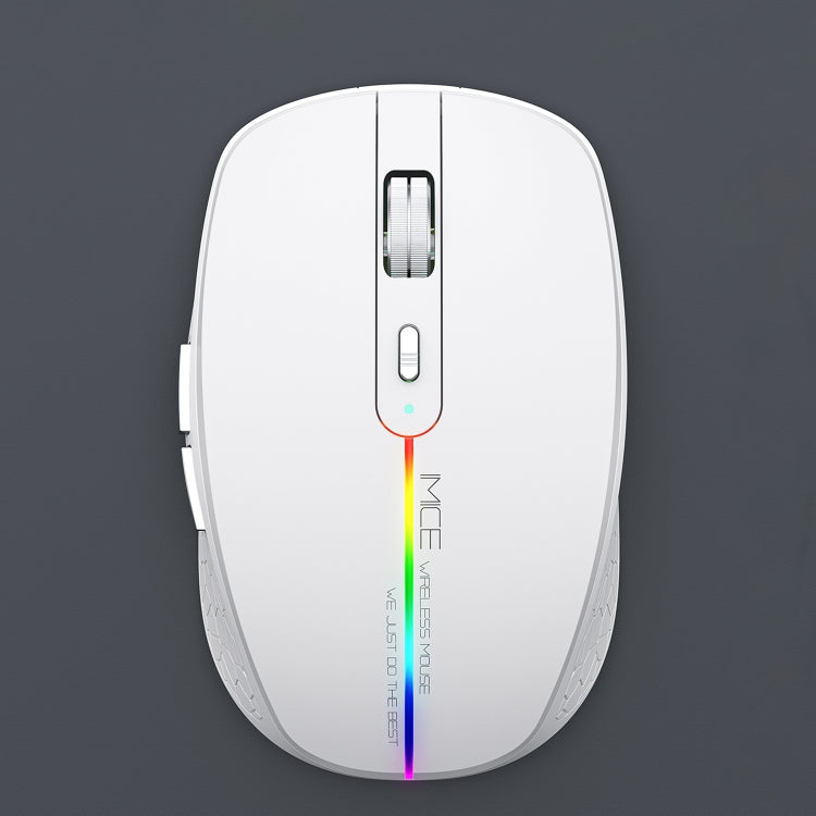iMICE G904 Dual Mode 6-Key Silent Wireless Gaming Mouse(White) - free shipping - PMC Jewellery - Order now!