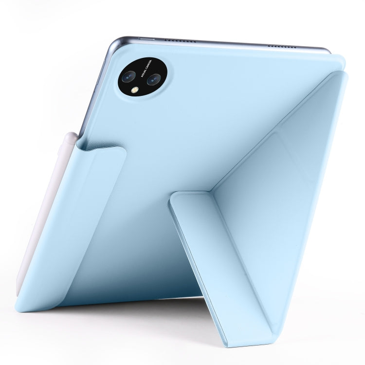 For Huawei MatePad Pro 11 2024 / 2022 Fixed Buckle Magnetic Deformation Leather Tablet Case(Ice Blue) - Huawei by PMC Jewellery | Online Shopping South Africa | PMC Jewellery | Buy Now Pay Later Mobicred