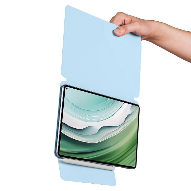 For Huawei MatePad Pro 11 2024 / 2022 Fixed Buckle Magnetic Deformation Leather Tablet Case(Ice Blue) - Huawei by PMC Jewellery | Online Shopping South Africa | PMC Jewellery | Buy Now Pay Later Mobicred