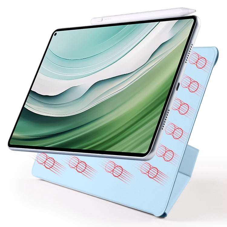 For Huawei MatePad Pro 11 2024 / 2022 Fixed Buckle Magnetic Deformation Leather Tablet Case(Ice Blue) - Huawei by PMC Jewellery | Online Shopping South Africa | PMC Jewellery | Buy Now Pay Later Mobicred