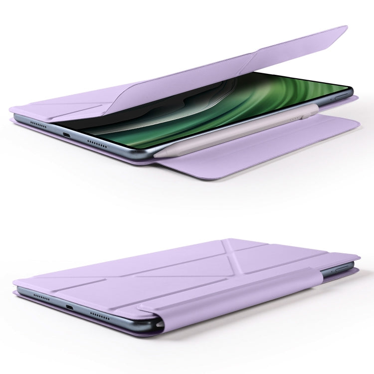 For Huawei MatePad Pro 11 2024 / 2022 Fixed Buckle Magnetic Deformation Leather Tablet Case(Purple) - Huawei by PMC Jewellery | Online Shopping South Africa | PMC Jewellery | Buy Now Pay Later Mobicred