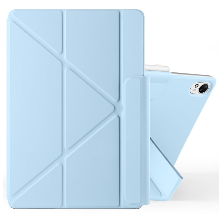 For Huawei MatePad 11.5 / 11.5S Fixed Buckle Magnetic Deformation Leather Tablet Case(Ice Blue) - Huawei by PMC TechLife | Online Shopping South Africa | PMC TechLife | Buy Now Pay Later Mobicred