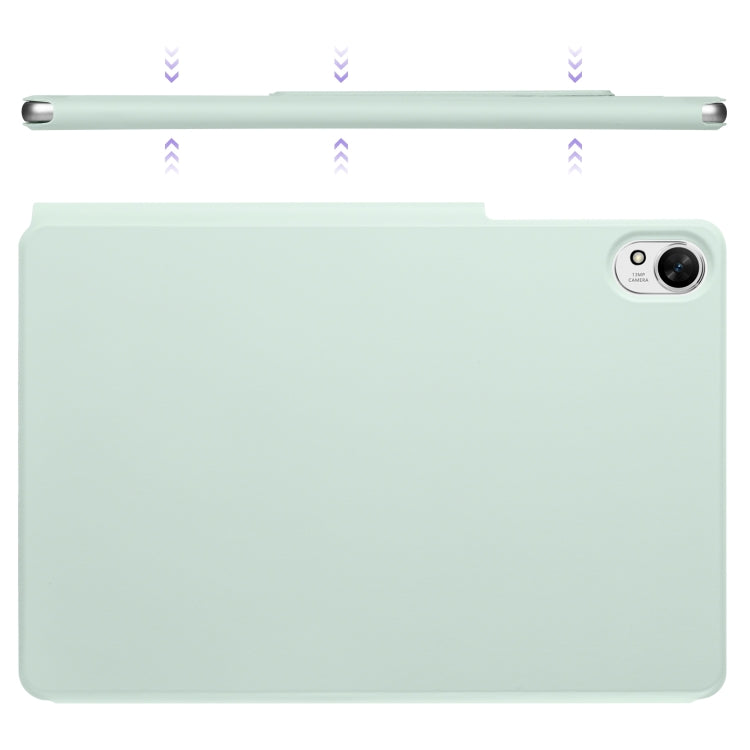 For Huawei MatePad 11.5 / 11.5S Fixed Buckle Magnetic Deformation Leather Tablet Case(Baby Green) - Huawei by PMC TechLife | Online Shopping South Africa | PMC TechLife | Buy Now Pay Later Mobicred