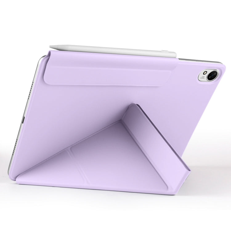 For Huawei MatePad 11.5 / 11.5S Fixed Buckle Magnetic Deformation Leather Tablet Case(Purple) - Huawei by PMC TechLife | Online Shopping South Africa | PMC TechLife | Buy Now Pay Later Mobicred