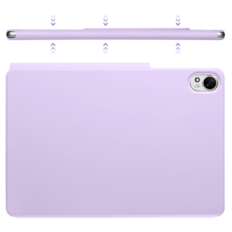 For Huawei MatePad 11.5 / 11.5S Fixed Buckle Magnetic Deformation Leather Tablet Case(Purple) - Huawei by PMC TechLife | Online Shopping South Africa | PMC TechLife | Buy Now Pay Later Mobicred