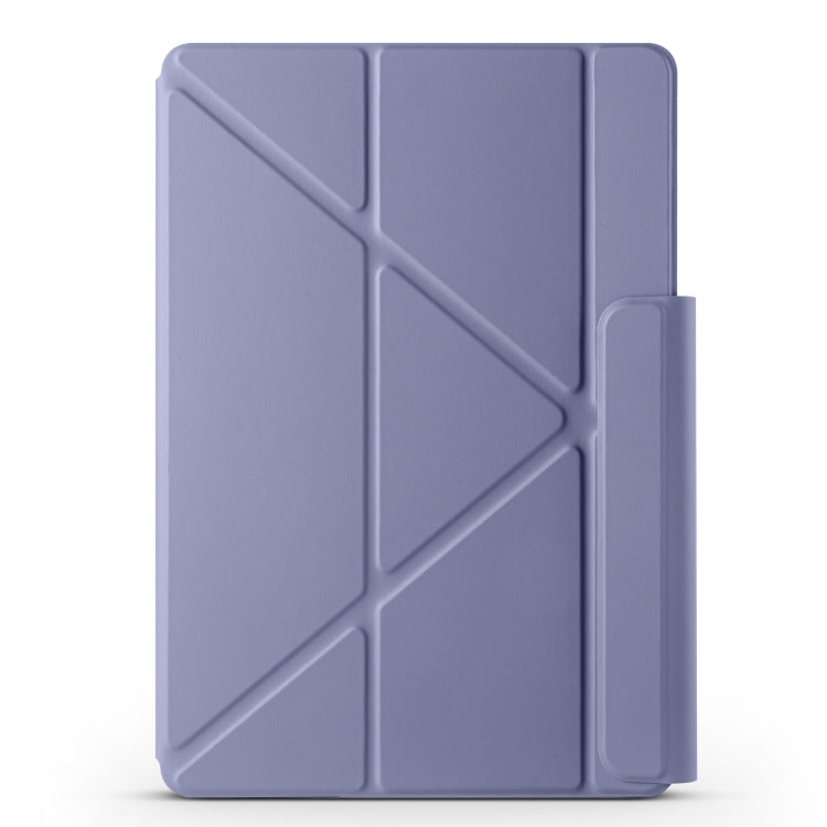 For Huawei MatePad 11.5 / 11.5S Fixed Buckle Magnetic Deformation Leather Tablet Case(Lavender Purple) - Huawei by PMC TechLife | Online Shopping South Africa | PMC TechLife | Buy Now Pay Later Mobicred