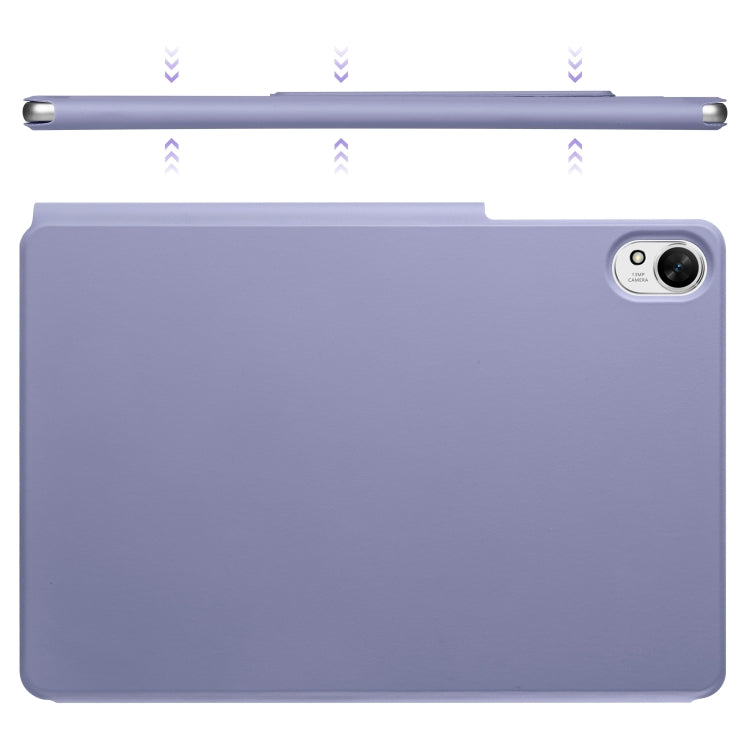 For Huawei MatePad Air 11.5 2023 Fixed Buckle Magnetic Deformation Leather Tablet Case(Lavender Purple) - Huawei by PMC TechLife | Online Shopping South Africa | PMC TechLife | Buy Now Pay Later Mobicred