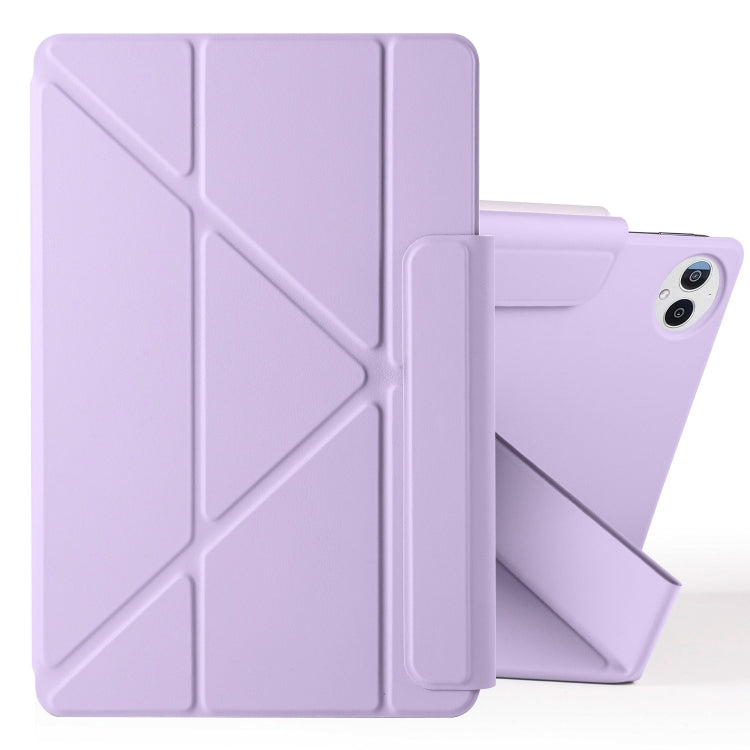 For Huawei MatePad Pro 13.2 2023 Fixed Buckle Magnetic Deformation Leather Tablet Case(Purple) - Huawei by PMC TechLife | Online Shopping South Africa | PMC TechLife | Buy Now Pay Later Mobicred
