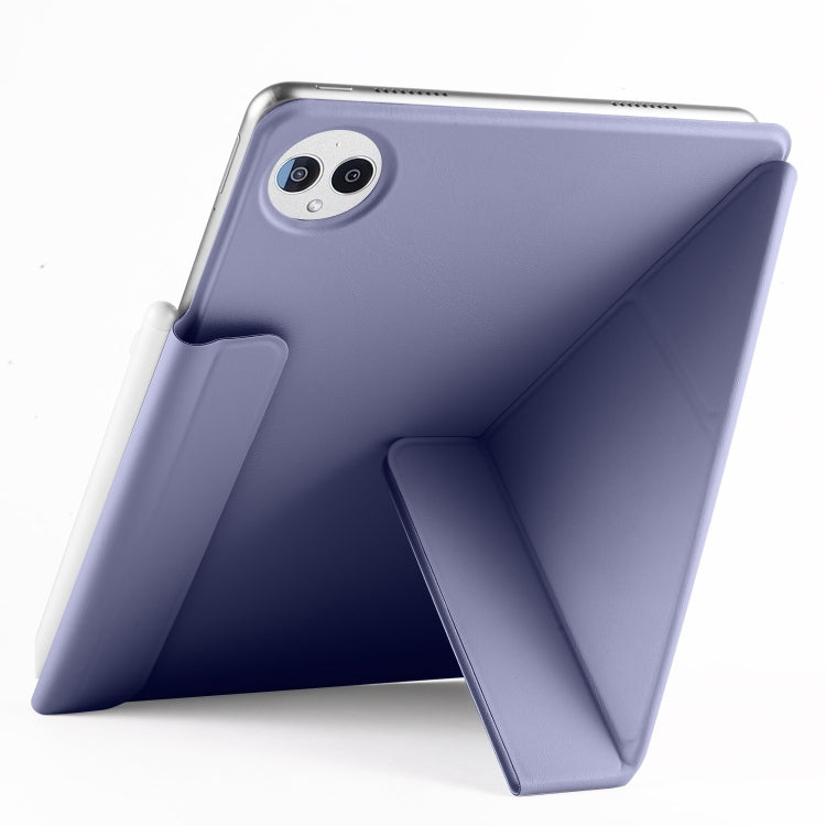 For Huawei MatePad Pro 13.2 2023 Fixed Buckle Magnetic Deformation Leather Tablet Case(Lavender Purple) - Huawei by PMC TechLife | Online Shopping South Africa | PMC TechLife | Buy Now Pay Later Mobicred