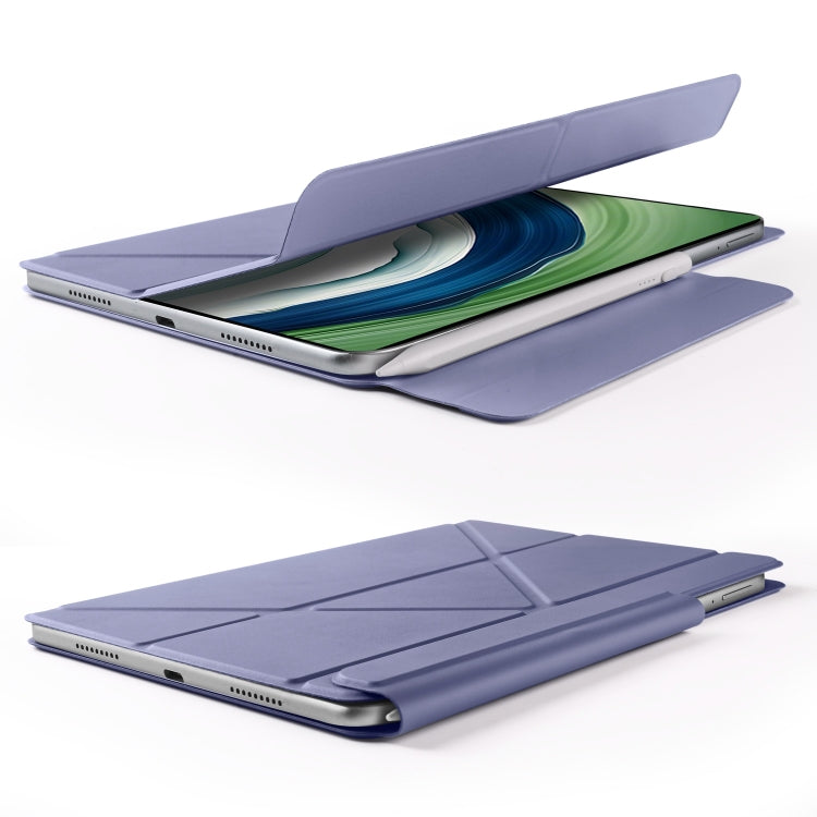For Huawei MatePad Pro 13.2 2023 Fixed Buckle Magnetic Deformation Leather Tablet Case(Lavender Purple) - Huawei by PMC TechLife | Online Shopping South Africa | PMC TechLife | Buy Now Pay Later Mobicred