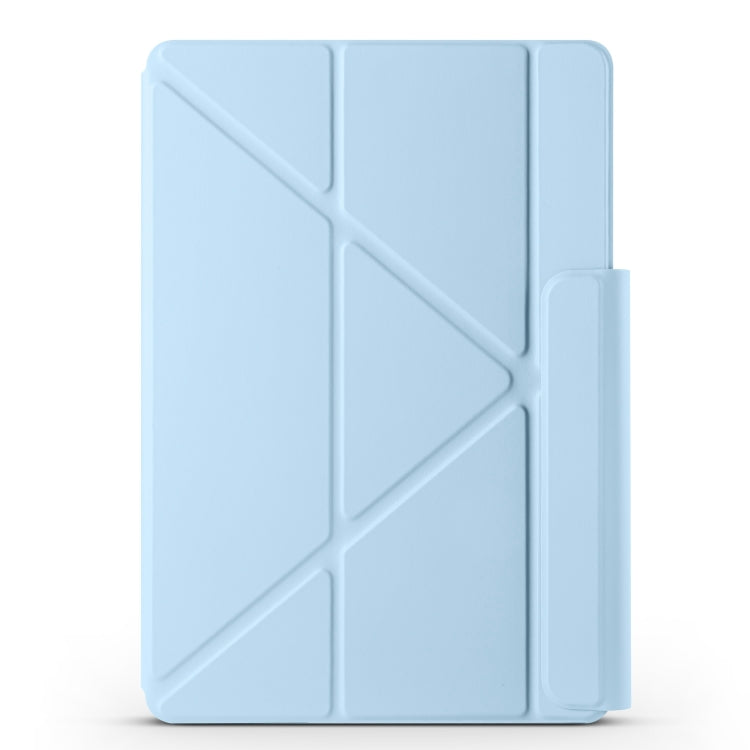 For Huawei MatePad Air 12 2024 Fixed Buckle Magnetic Deformation Leather Tablet Case(Ice Blue) - Huawei by PMC TechLife | Online Shopping South Africa | PMC TechLife | Buy Now Pay Later Mobicred