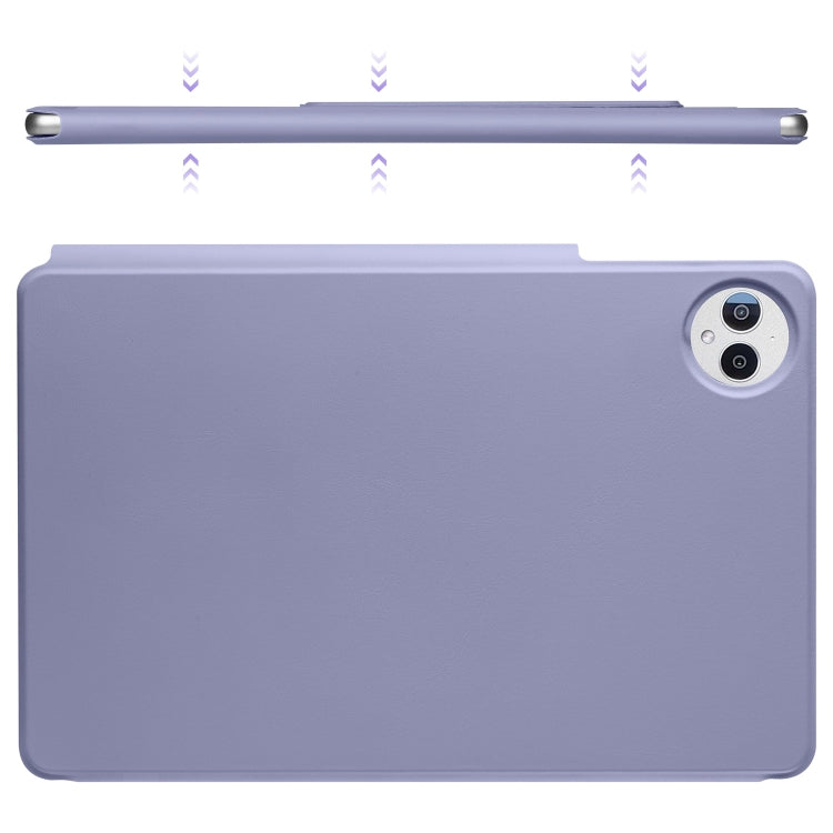 For Huawei MatePad Pro 12.2 2024 Fixed Buckle Magnetic Deformation Leather Tablet Case(Lavender Purple) - Huawei by PMC TechLife | Online Shopping South Africa | PMC TechLife | Buy Now Pay Later Mobicred