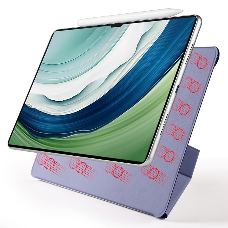 For Huawei MatePad Pro 12.2 2024 Fixed Buckle Magnetic Deformation Leather Tablet Case(Lavender Purple) - Huawei by PMC TechLife | Online Shopping South Africa | PMC TechLife | Buy Now Pay Later Mobicred